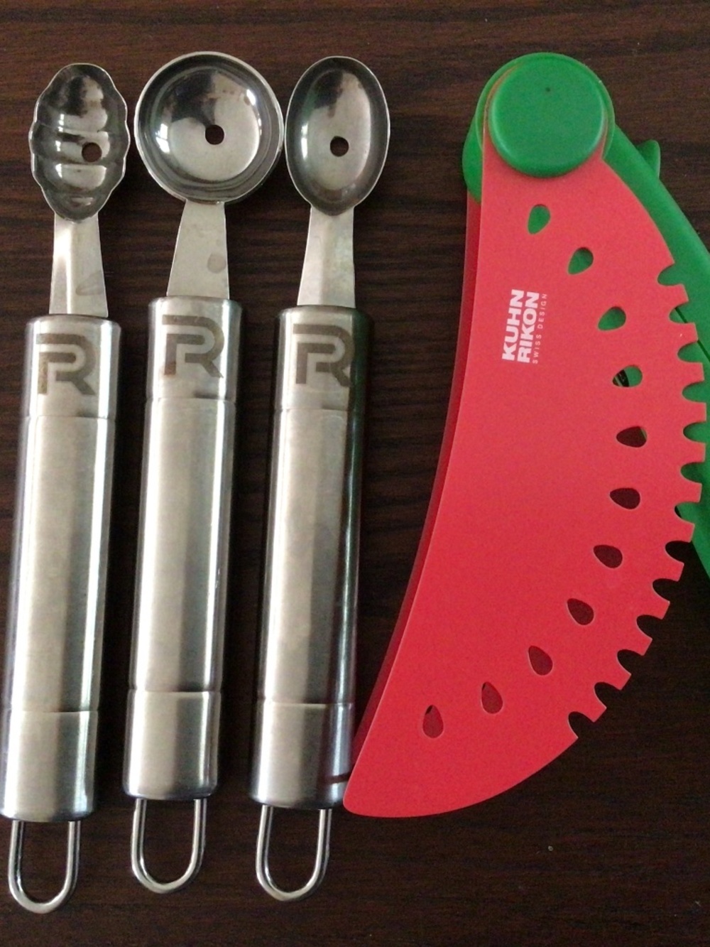Riviera Melon Ball Scoops & Kuhn Rikon Melon Slicer
